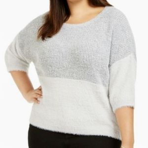 Plush BELLDINI color block sweater
